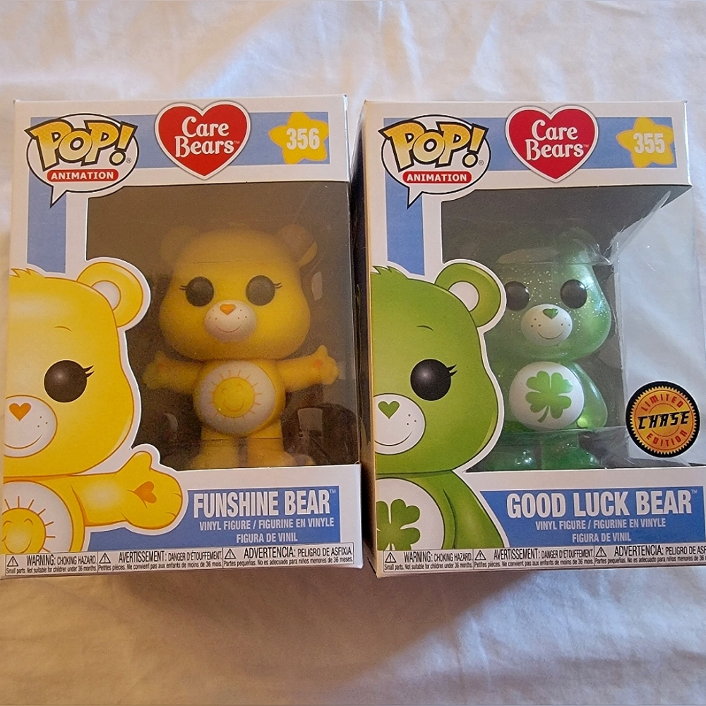Funko Funshine Bear and Chase Good Luck Bear NIB
